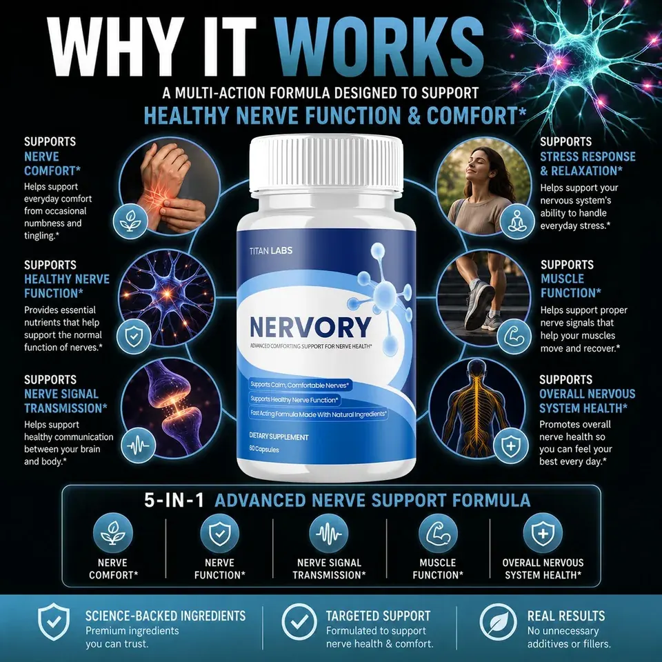 How Nervory works: B-vitamins, choline and botanicals supporting normal nerve signalling