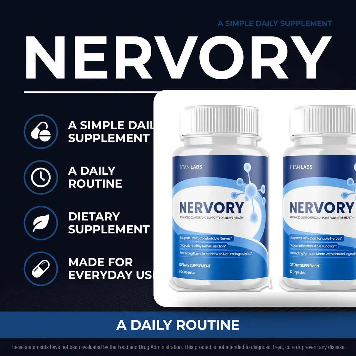 Nervory nerve support supplement: a simple daily dietary capsule made for everyday use